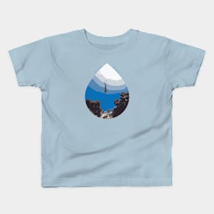 Diver Deep Blue Kids T-Shirt